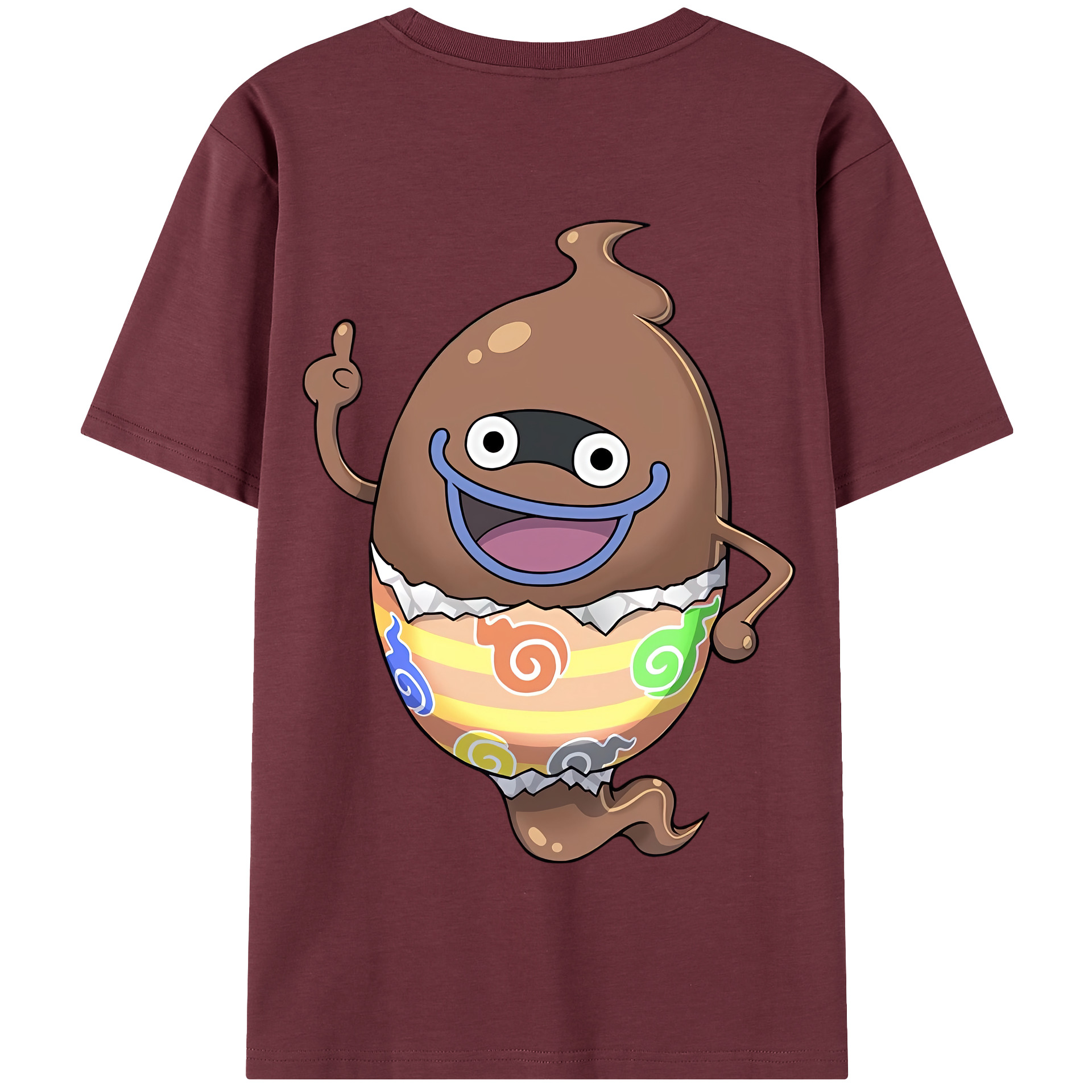 （画像用） 妖怪ウォッチ Yo-kai Watch 綿100％半袖Tシャツ（背面プリント）